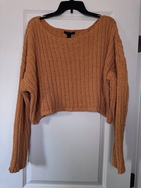 Cozy Cropped Knit Sweater